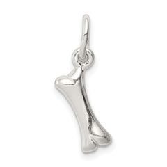 Sterling Silver Polished Bone Charm