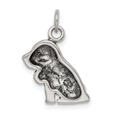 Sterling Silver Antique St. Bernard Charm