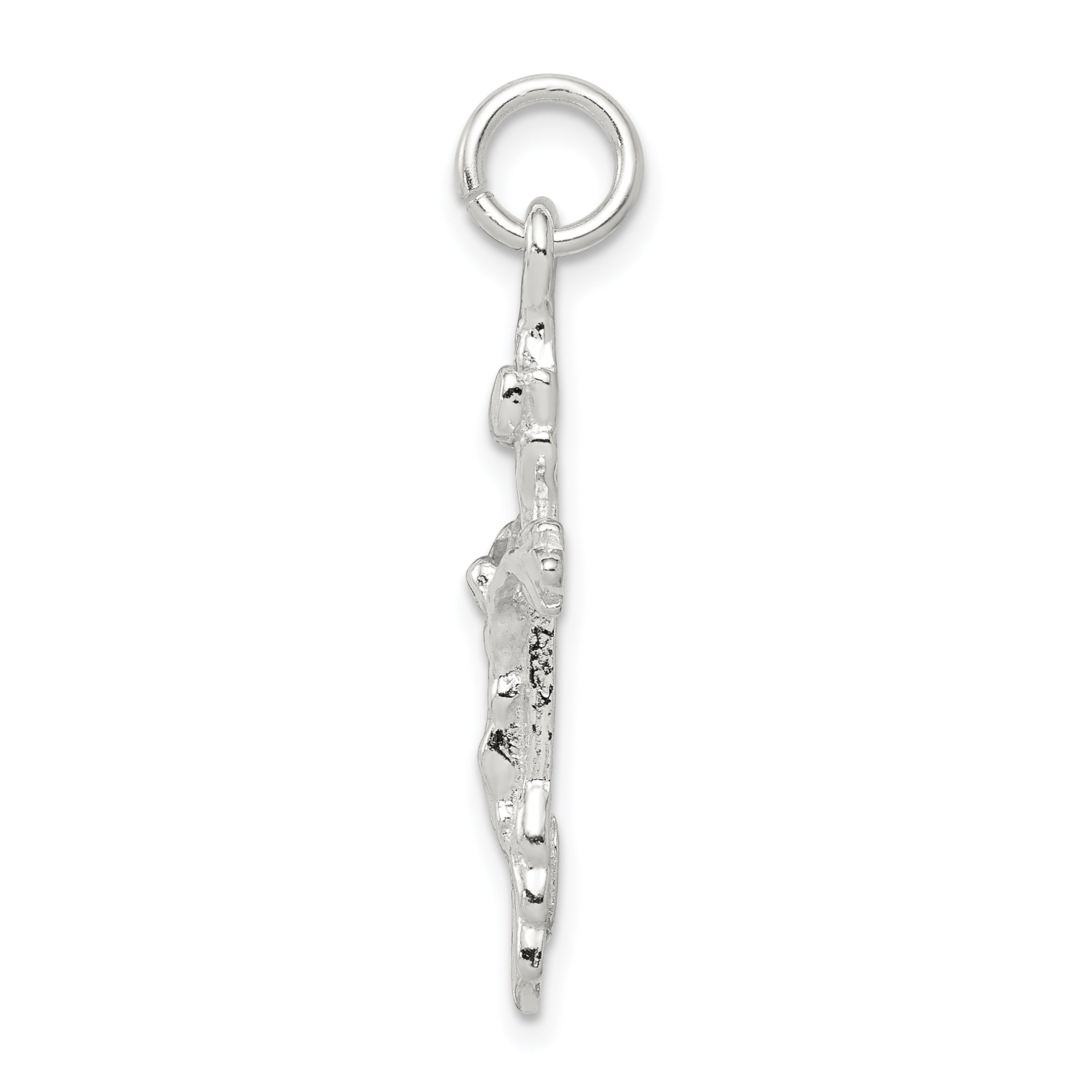 Sterling Silver INRI Crucifix Charm