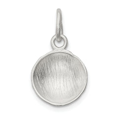 Sterling Silver Diamond Cut Soccer Ball Charm