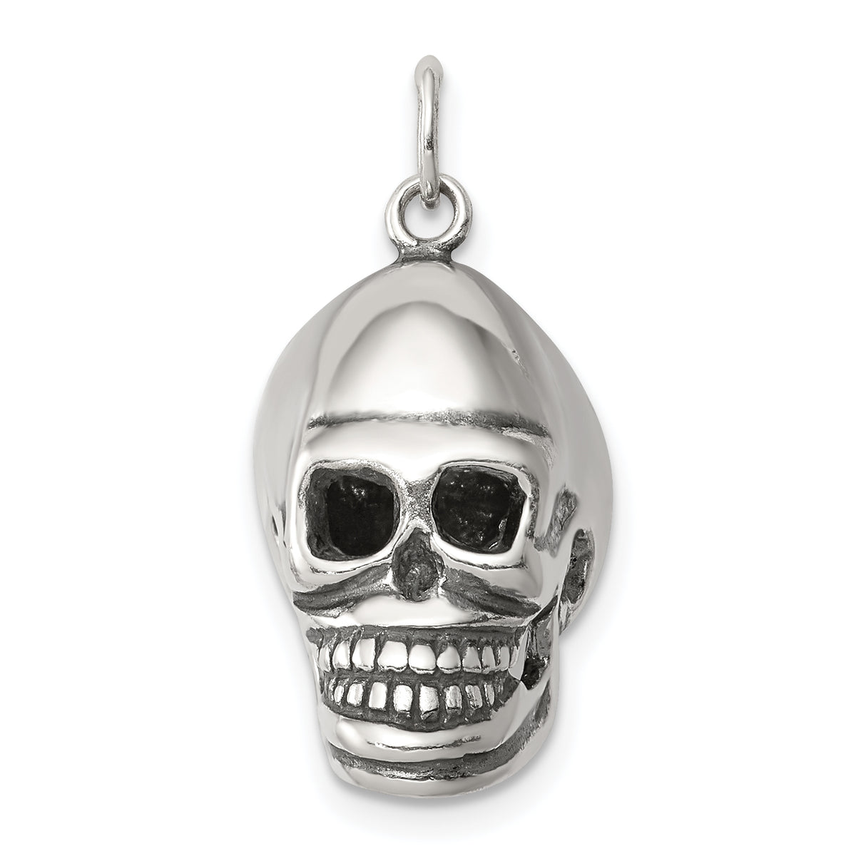 Sterling Silver Skull Pendant