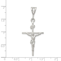 Sophia Jewelers Polished Sterling Silver INRI Crucifix Pendant Anti-Tarnish