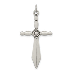 Sterling Silver Sword Cross Pendant