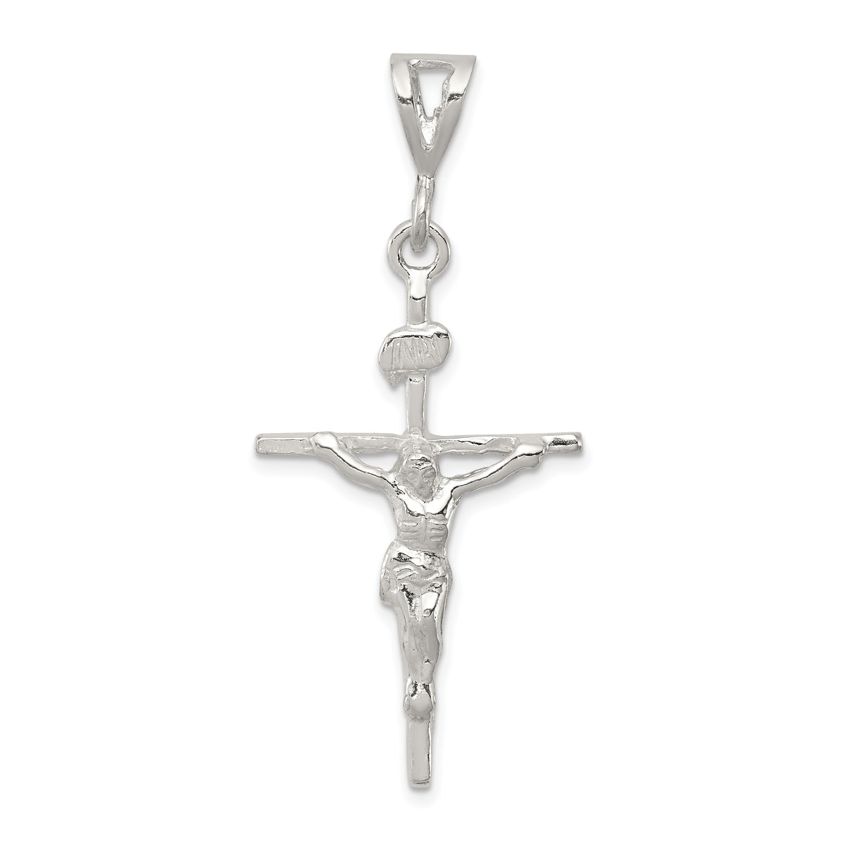 Sterling Silver INRI Crucifix Pendant