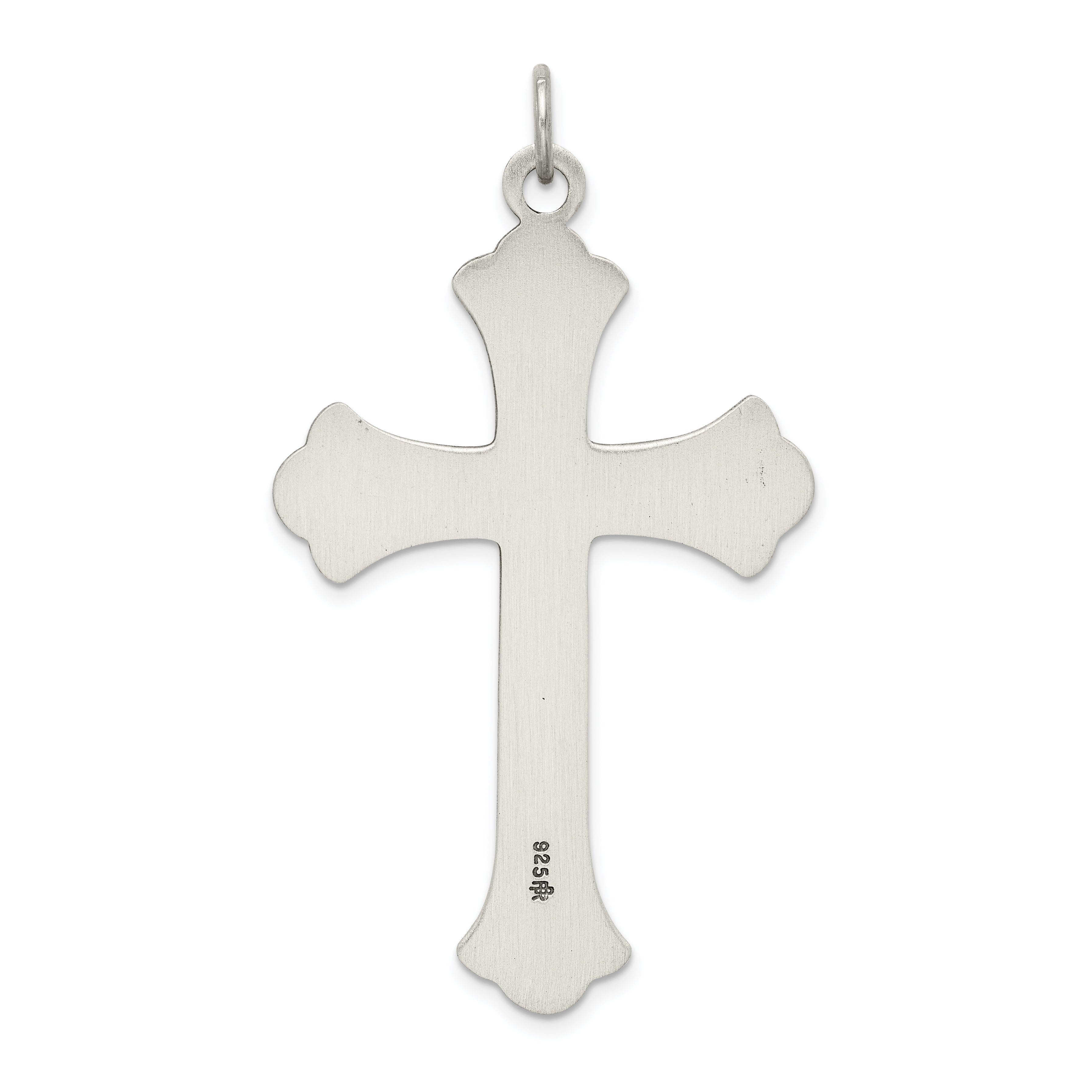 Sterling Silver Antiqued Cross Pendant