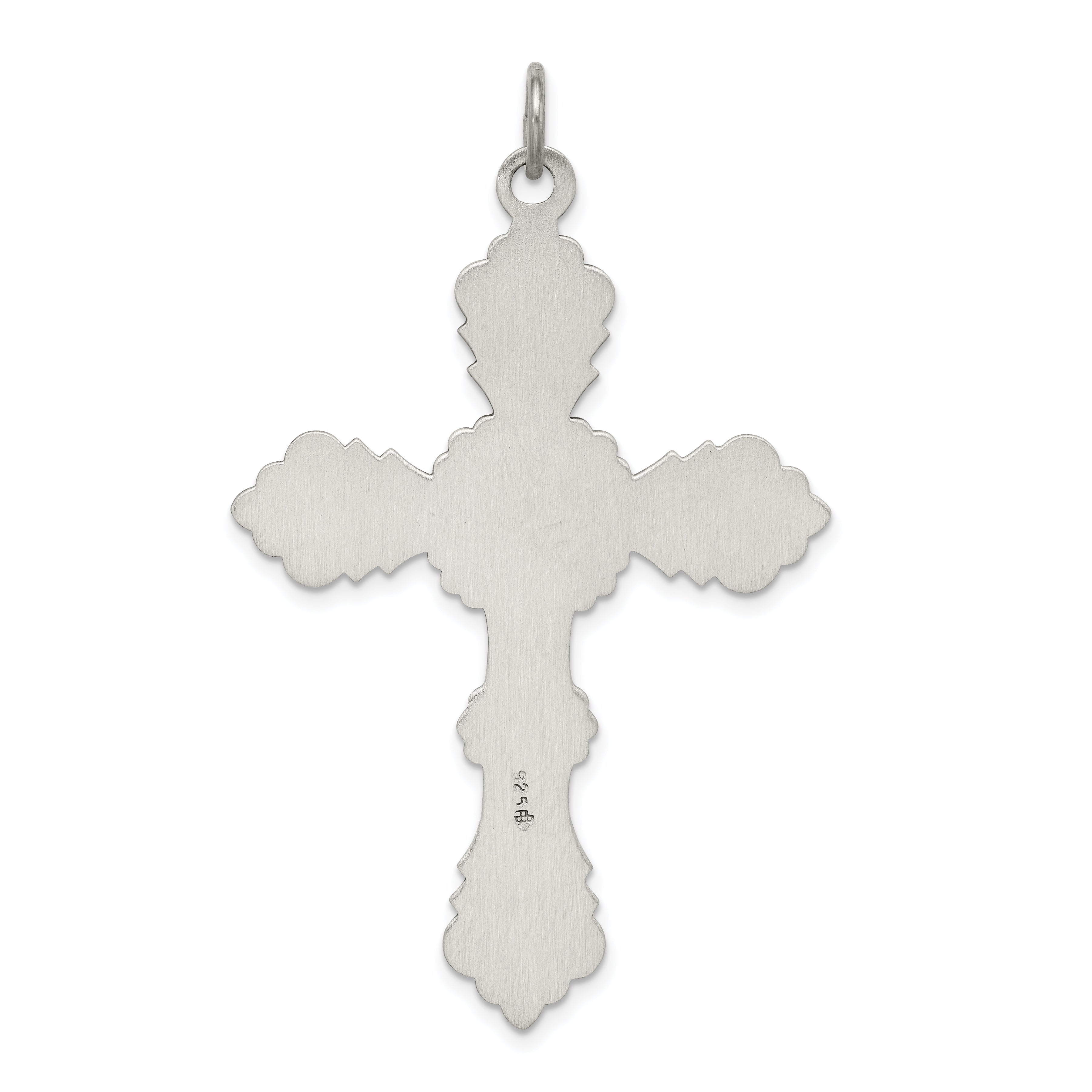 Sterling Silver Antiqued Cross Pendant