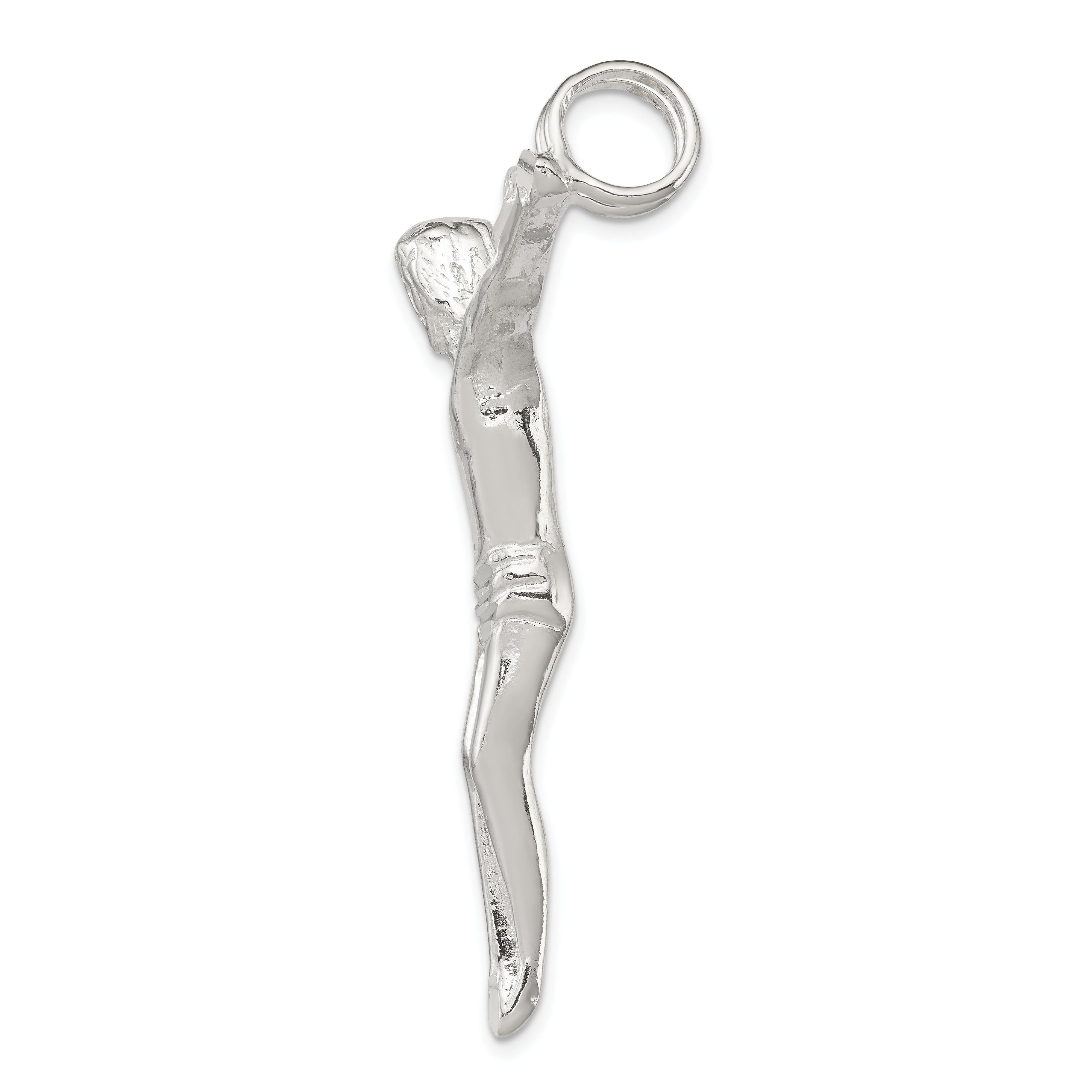 Sterling Silver Corpus (Crucified Christ) Pendant