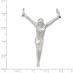 Sterling Silver Corpus (Crucified Christ) Pendant