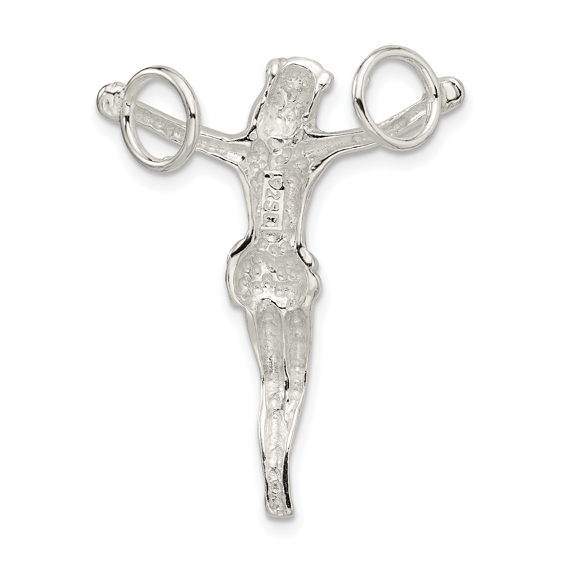 Sterling Silver Corpus (Crucified Christ) Pendant