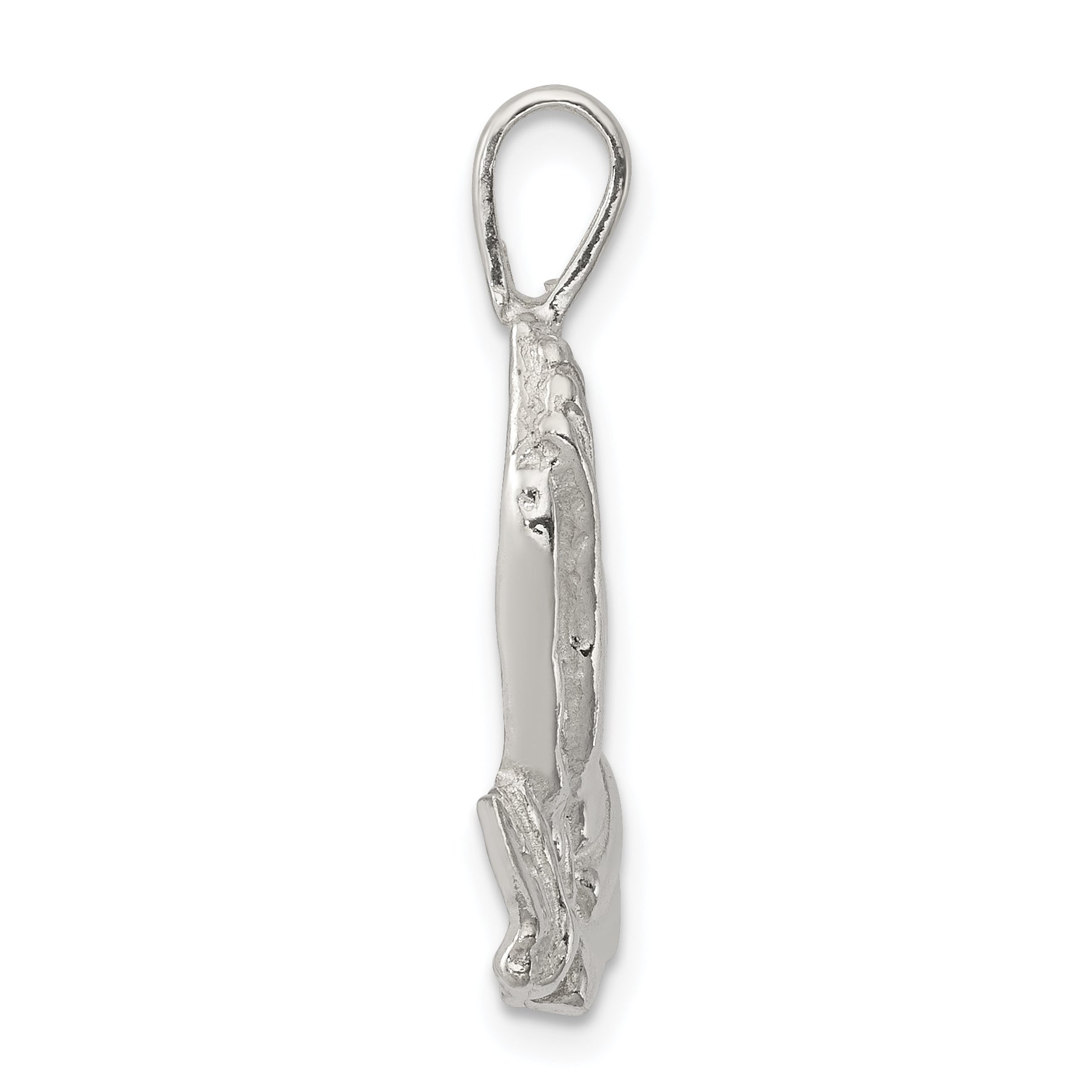 Sterling Silver Praying Hands Charm