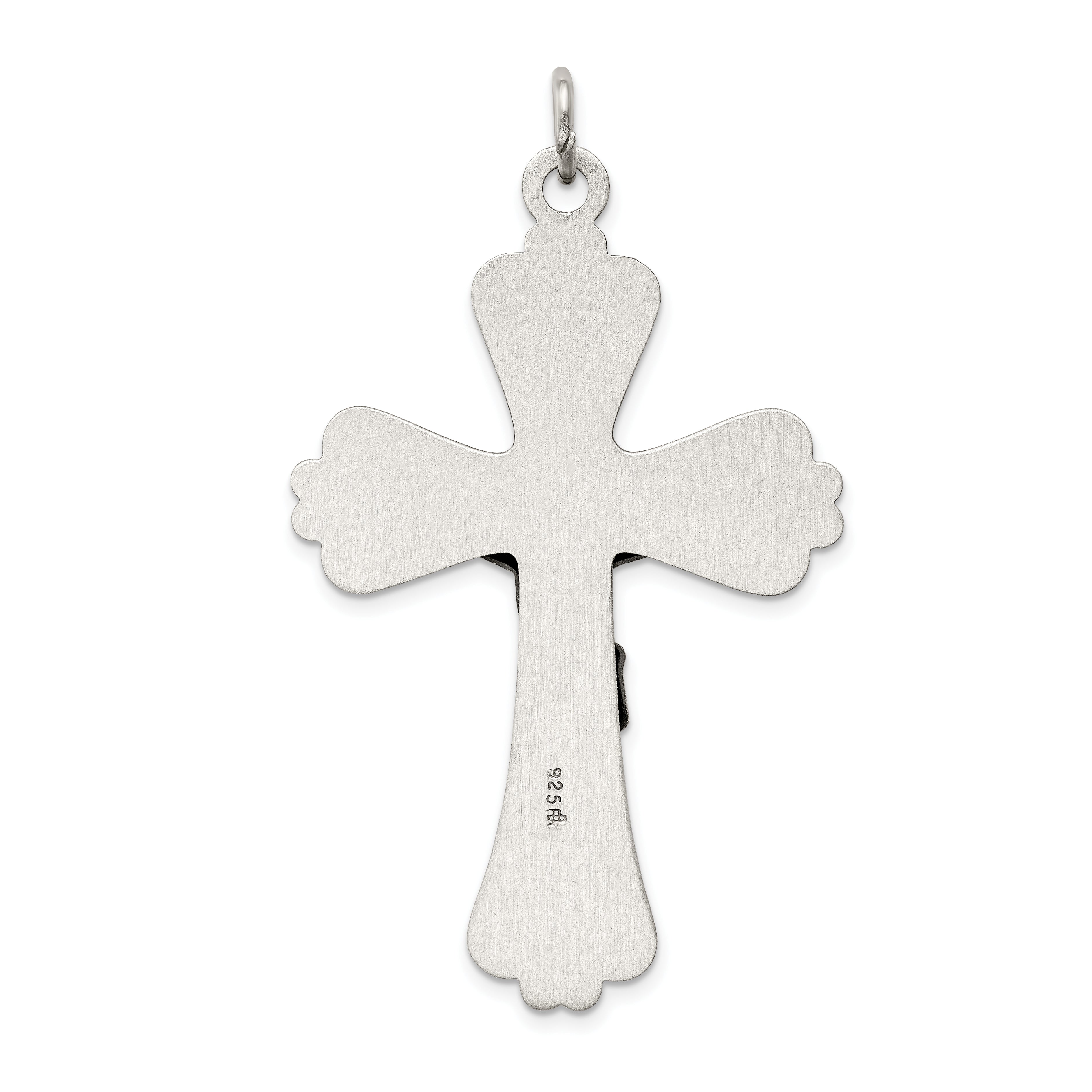 Sophia Jewelers Sterling Silver 925 Antiqued INRI Crucifix Pendant