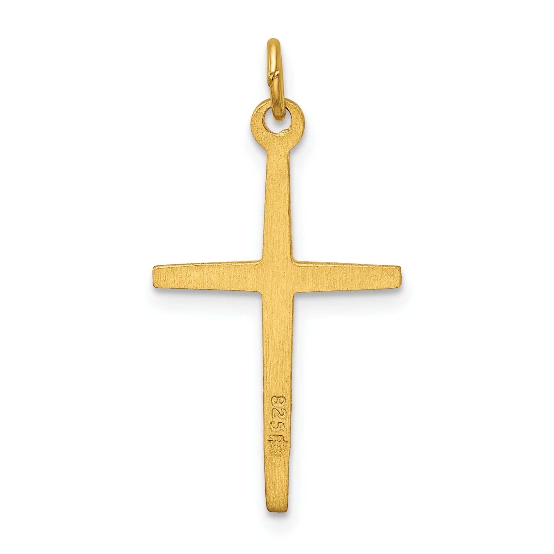 Sterling Silver & 24k Gold -plated Passion Cross Charm