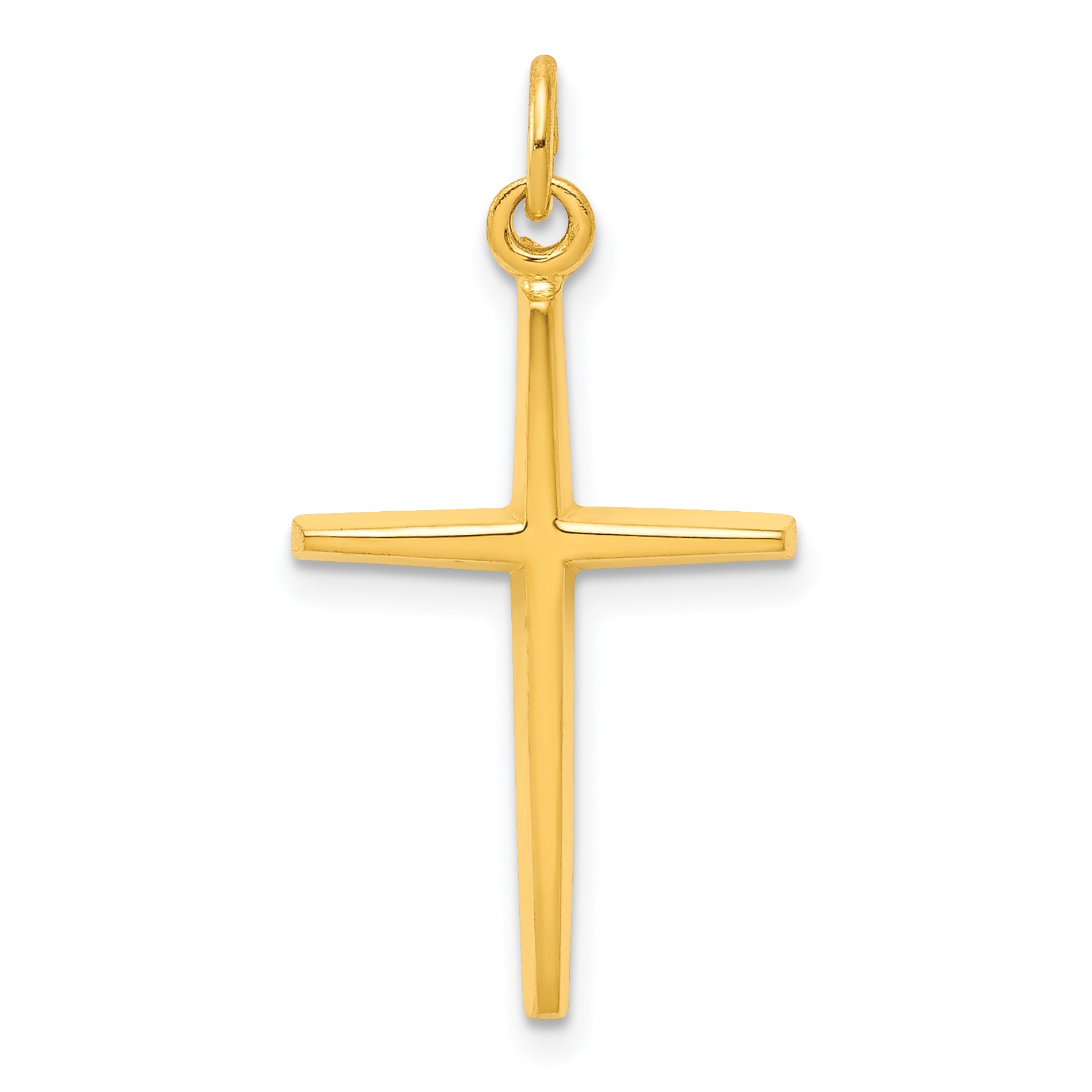 Sterling Silver & 24k Gold -plated Passion Cross Charm