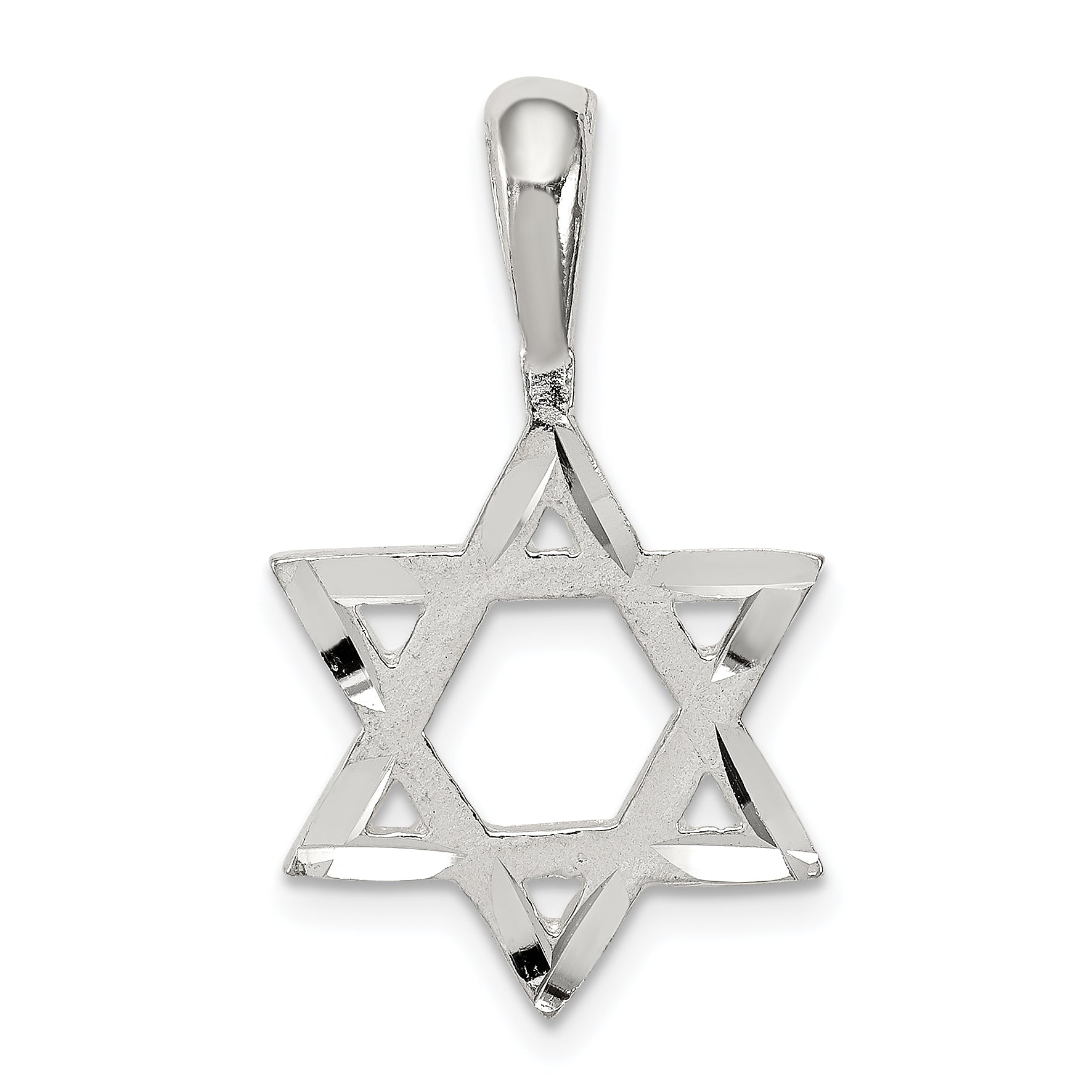 Sterling Silver Star of David Charm