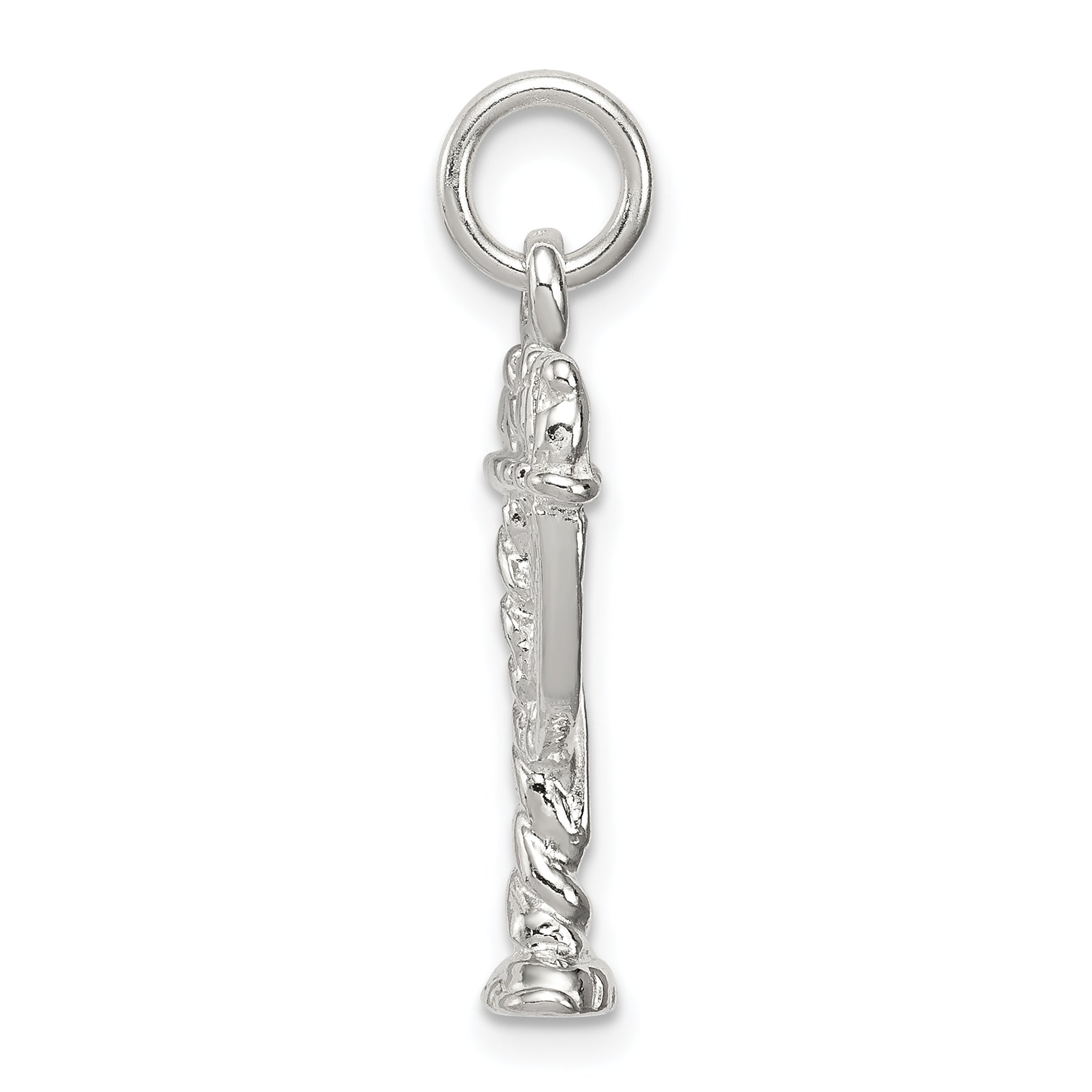 Sterling Silver Menorah Charm