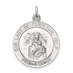 Sterling Silver Our Lady of Perpetual Help Medal