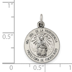 Antiqued Sterling Silver 925 Pendant with De La Providencia Design