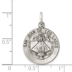 Sterling Silver 925 San Juan Los Lagos Antiqued Pendant Vintage Charm