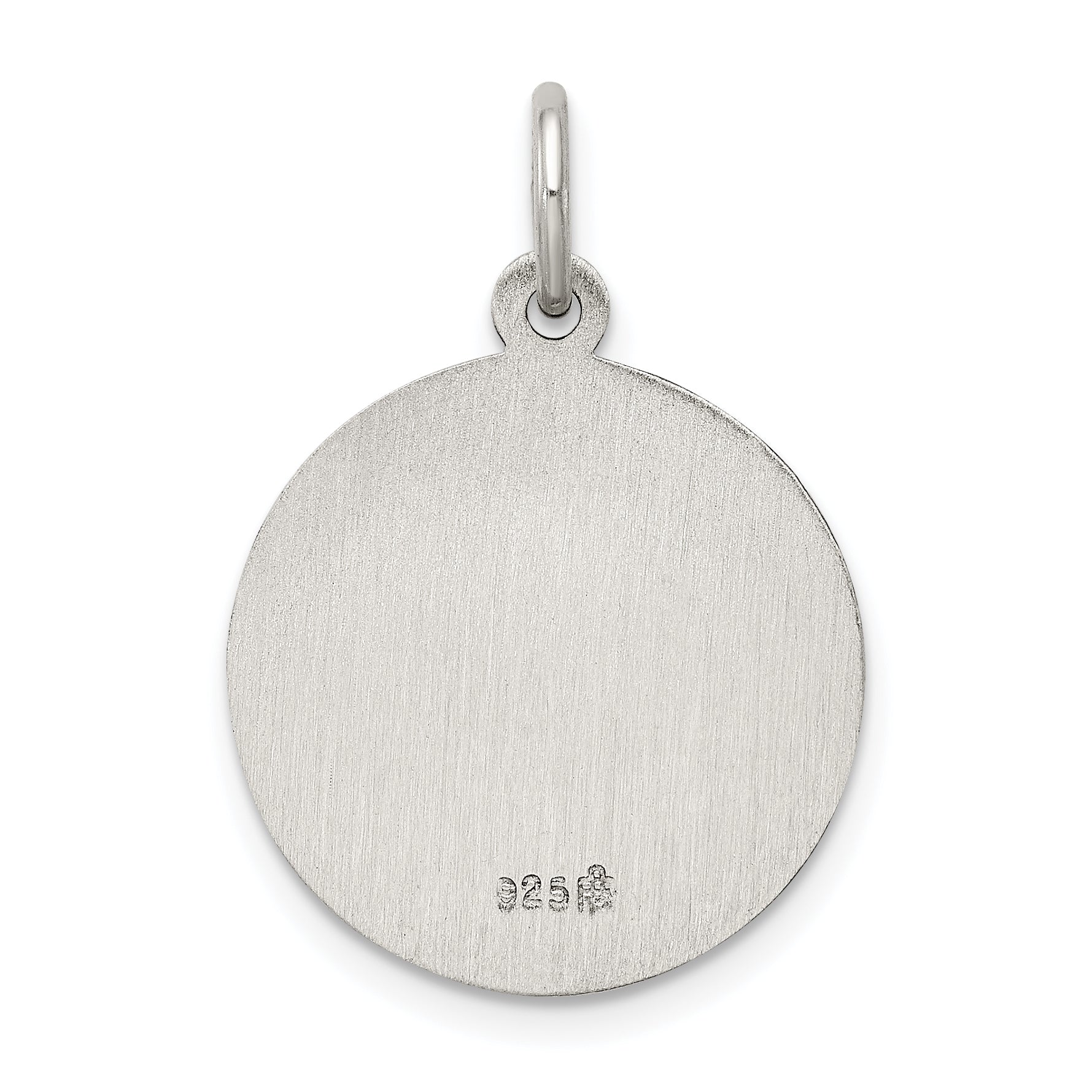 Sterling Silver Antiqued Saint Gerard Medal