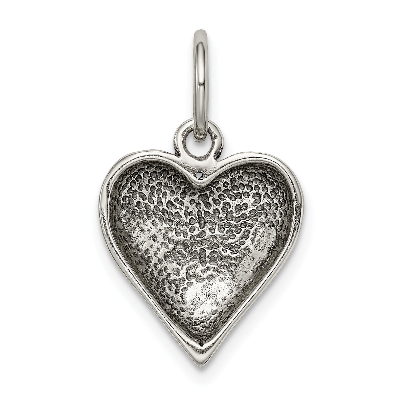 Sophia Jewelers 925 Sterling Silver Forever Heart Pendant Polished Finish