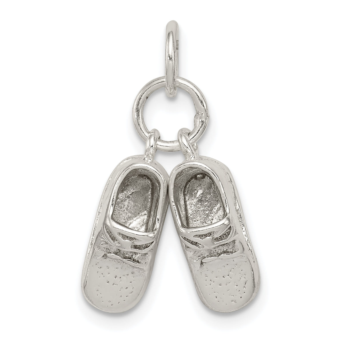 Sterling Silver Baby Shoes Charm