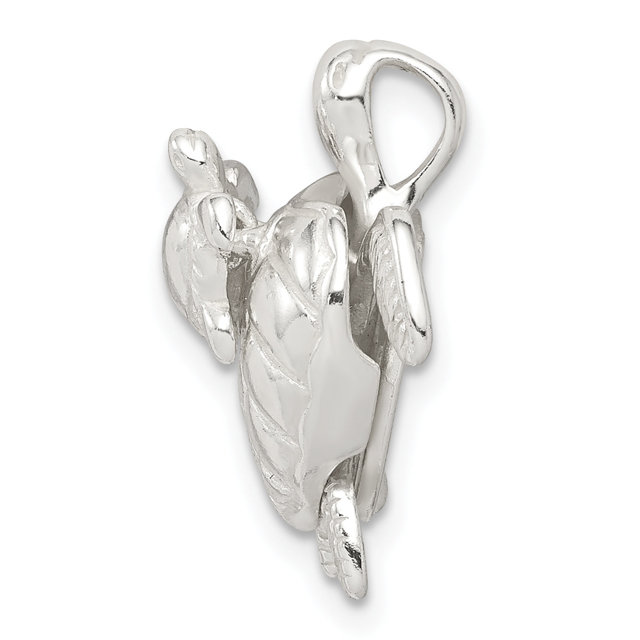 Sterling Silver Mother & Baby Turtle Pend