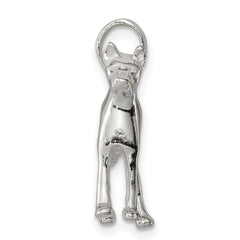 Sterling Silver Great Dane Pendant