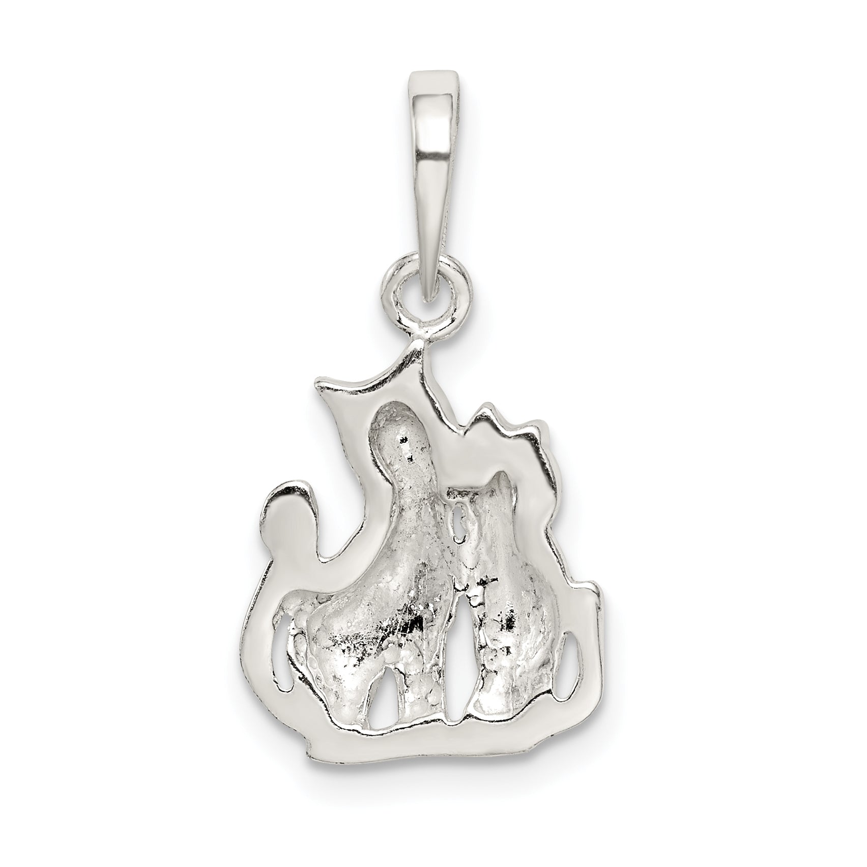 Sterling Silver Cats Pendant