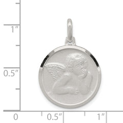 Sterling Silver Satin Angel Charm