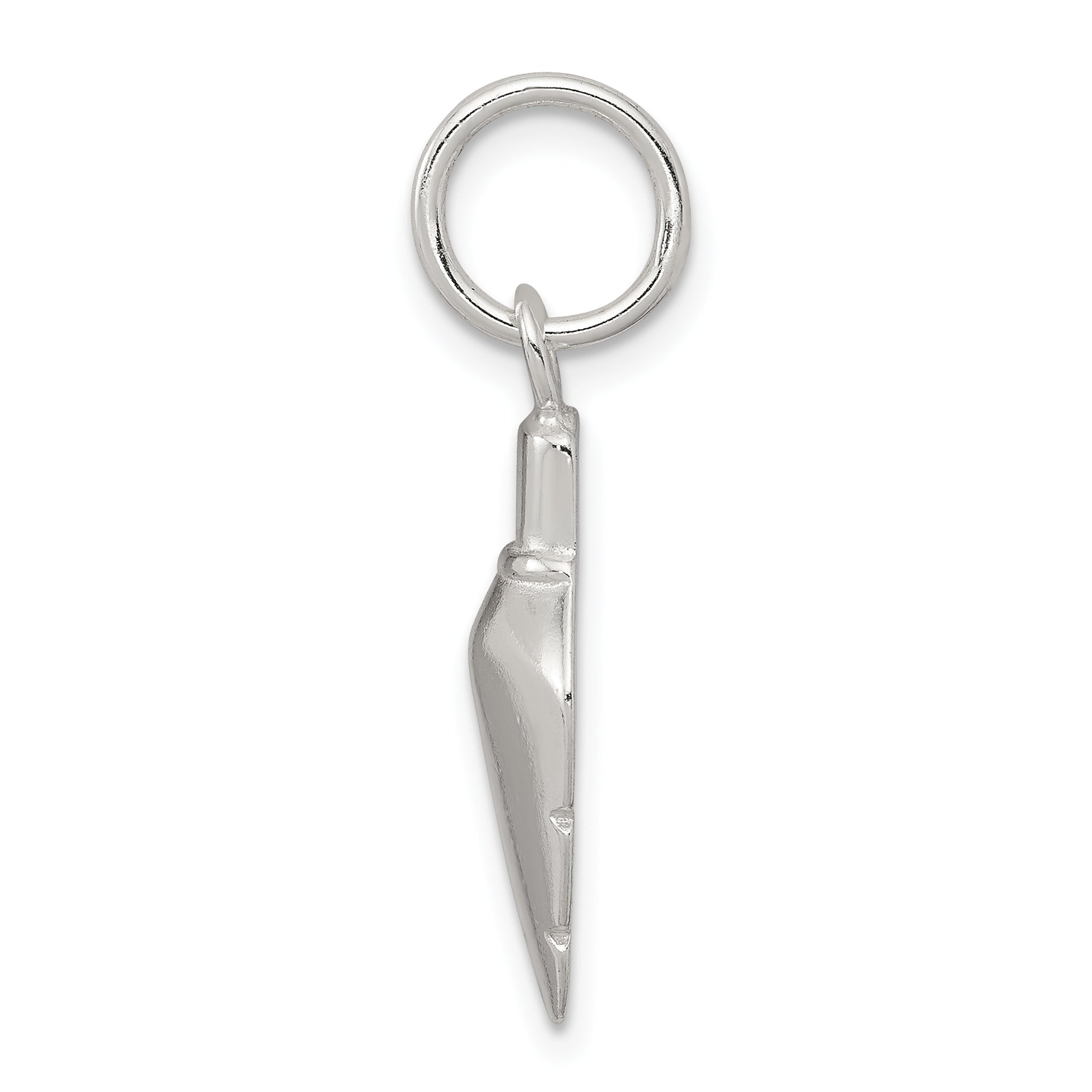 Sterling Silver Polished Arrowhead Charm