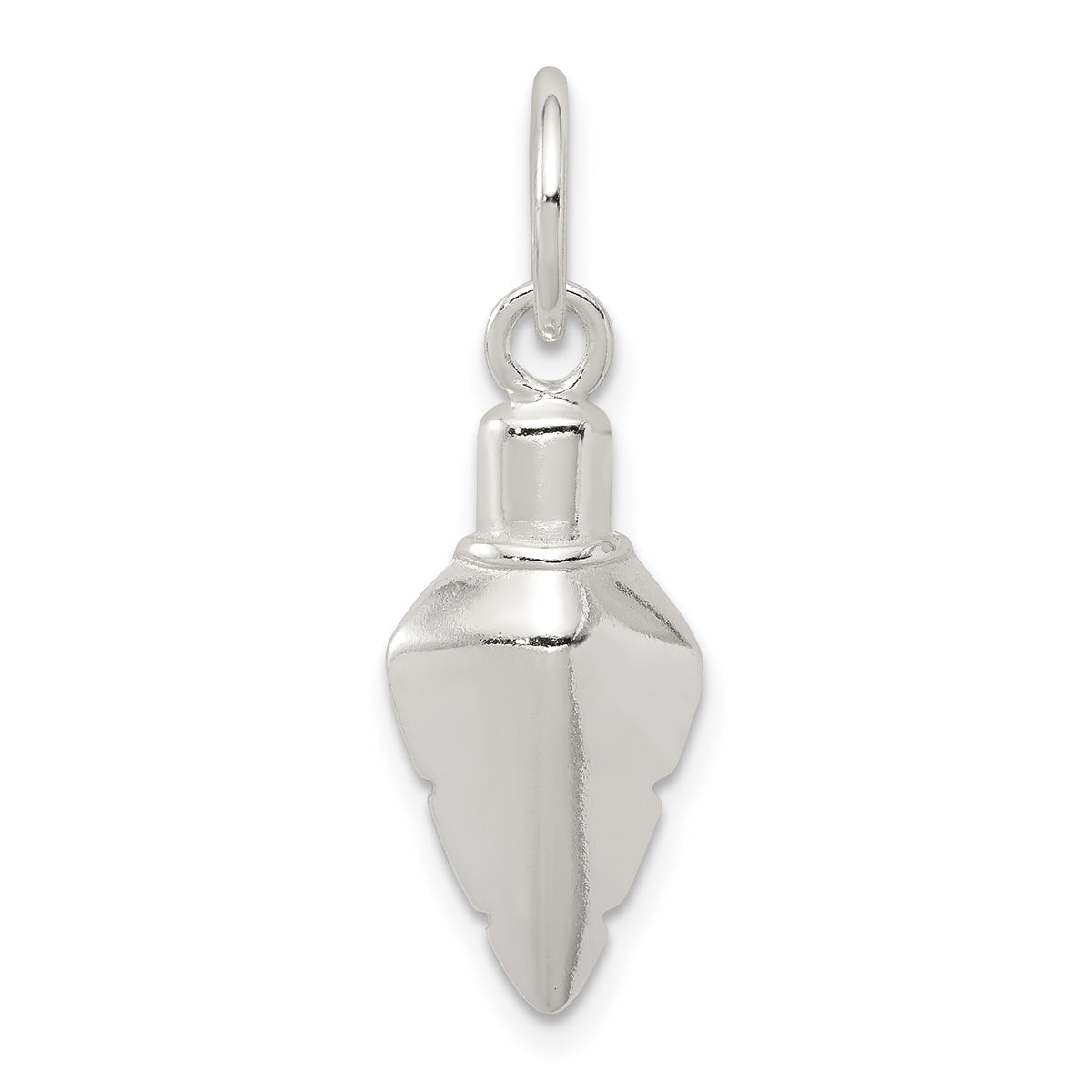 Sterling Silver Polished Arrowhead Charm