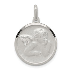 Sterling Silver Satin Angel Charm