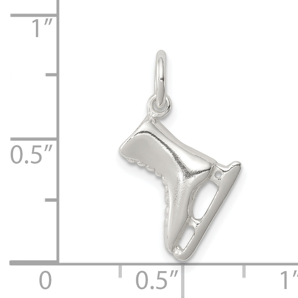 Sterling Silver Ice Skate Charm