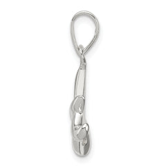 Sterling Silver 925 Initial A Pendant with Anti-Tarnish Coating