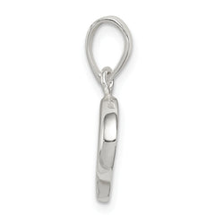 Sterling Silver 925 Initial D Pendant with Anti-Tarnish Coating