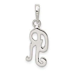 Sophia Jewelers Sterling Silver 925 Letter R Pendant Anti-Tarnish Solid