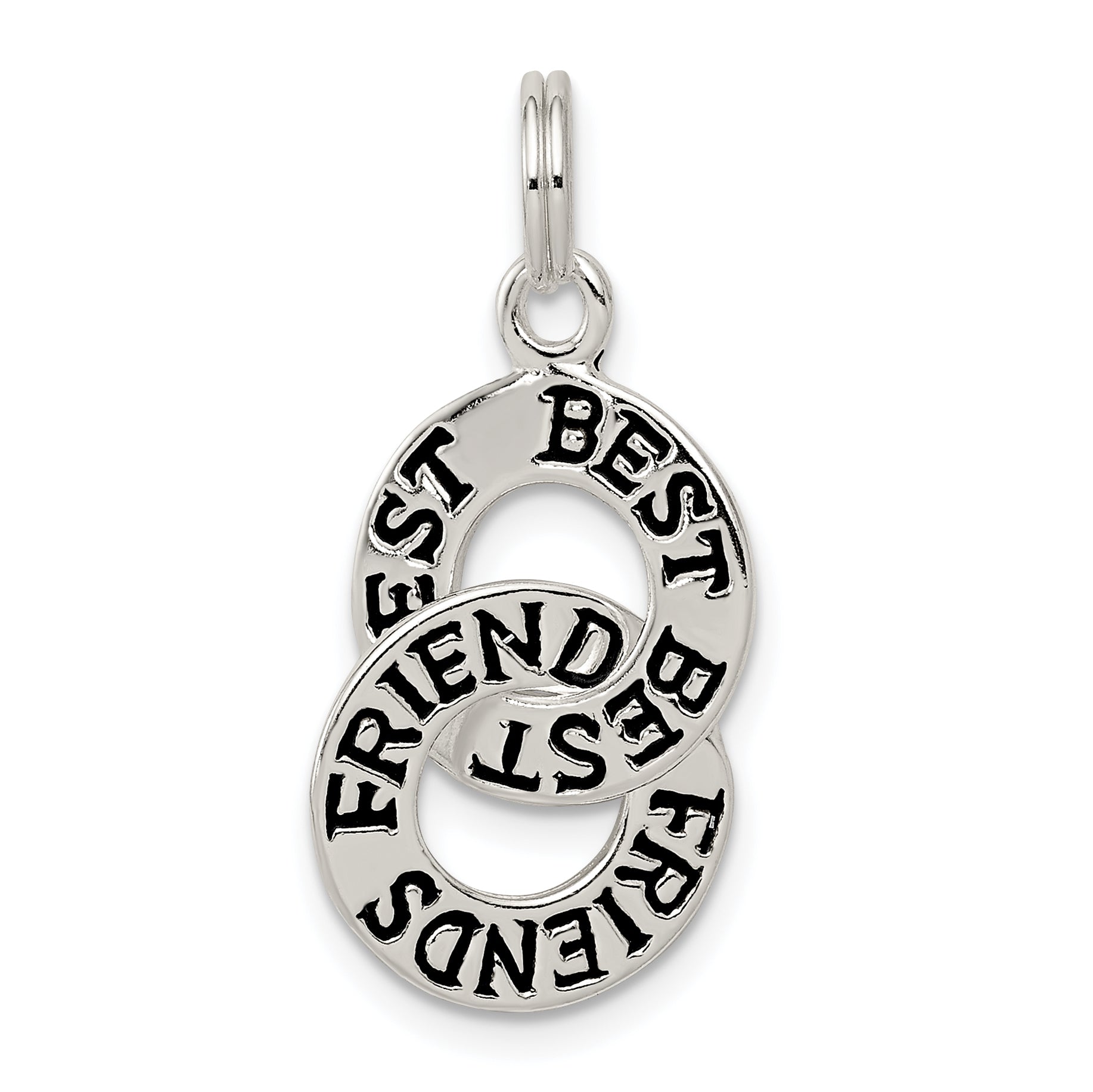 Sterling Silver Best Friends Charm