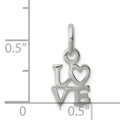 Sterling Silver Love Charm