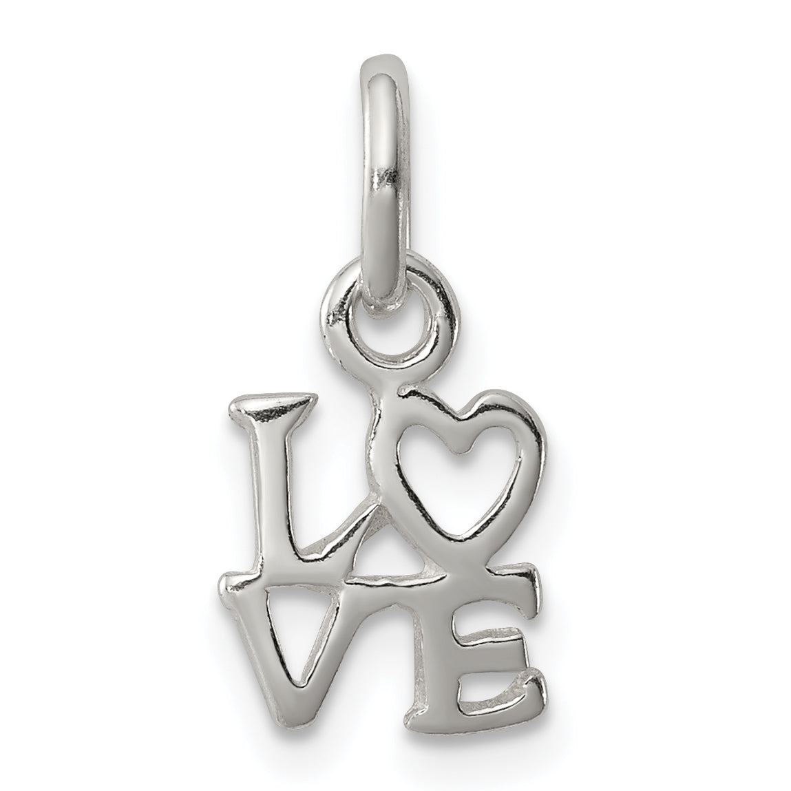 Sterling Silver Love Charm