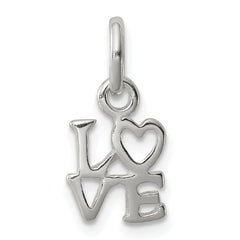 Sterling Silver Love Charm