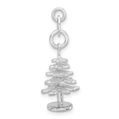 Sterling Silver Polished Tree Charm