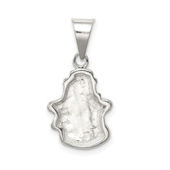 Sophia Jewelers Sterling Silver Enamel Snowman Charm with Anti-Tarnish Finish