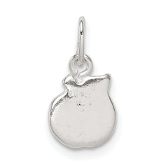 Sophia Jewelers Sterling Silver Enameled Apple Charm Polished Finish