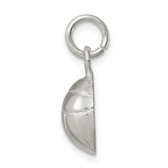 Sterling Silver 925 Volleyball Charm with Polished Anti-Tarnish Finish