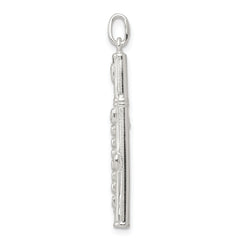 Sterling Silver Flute Charm