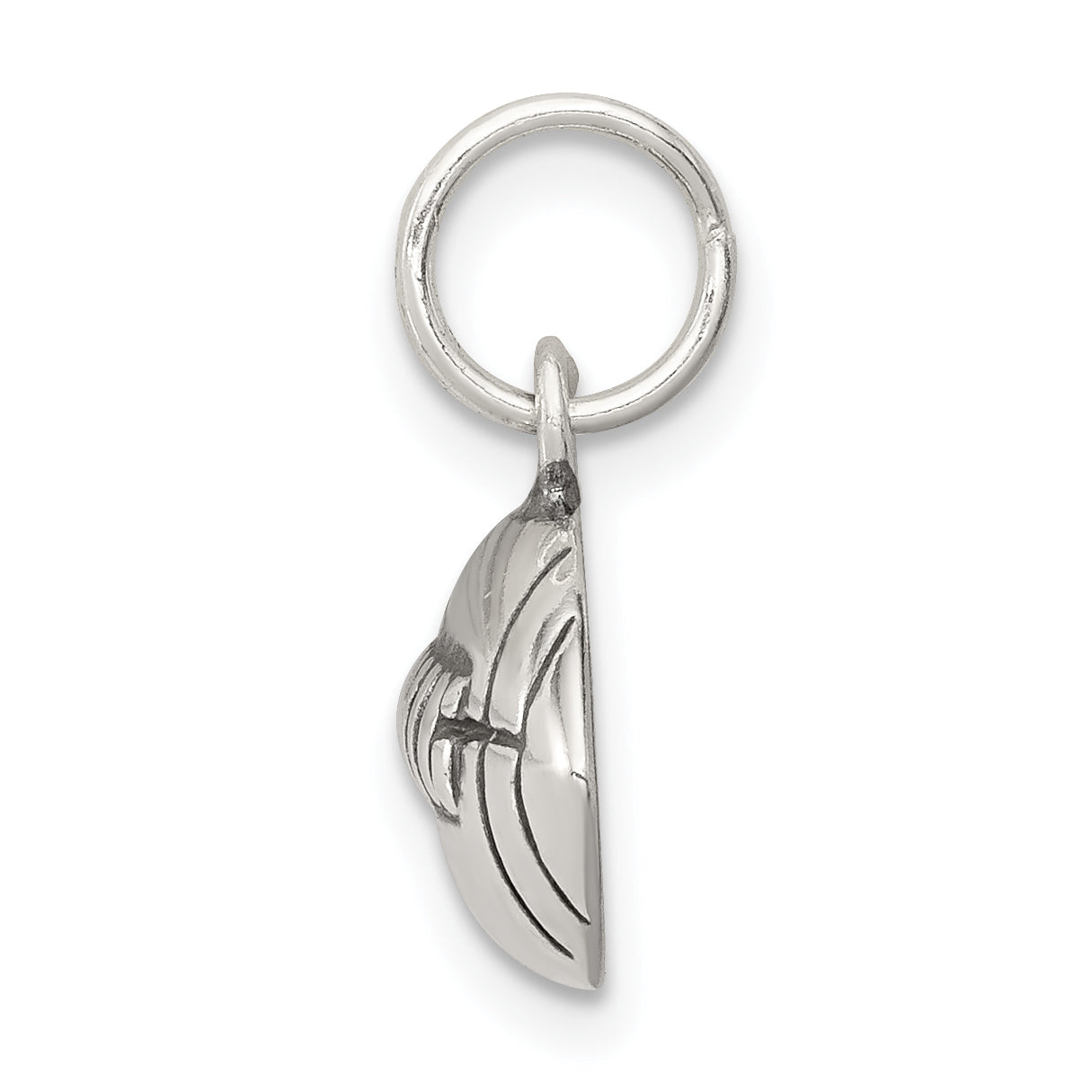 Sterling Silver Antiqued Football Charm