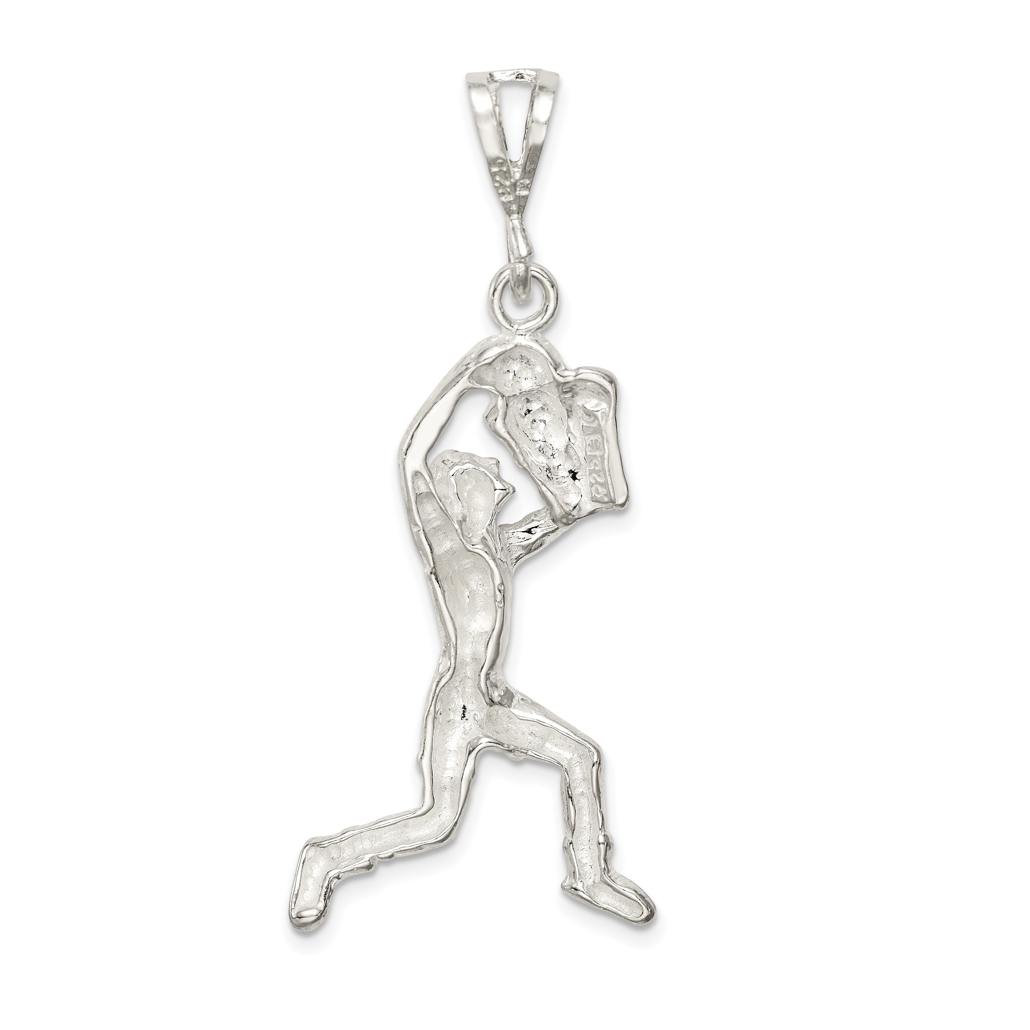 Sterling Silver Basketball Player Charm