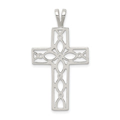 Sterling Silver Polished Cross Pendant