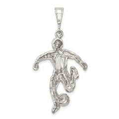 Sterling Silver Soccer Player Charm