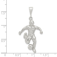 Sterling Silver Soccer Player Charm